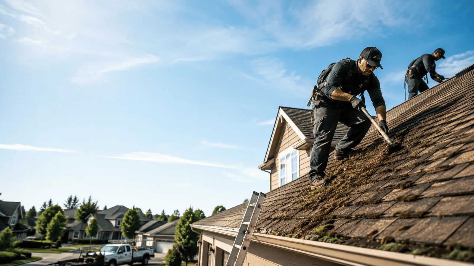 Roof Moss Removal in Normanna, TX near me